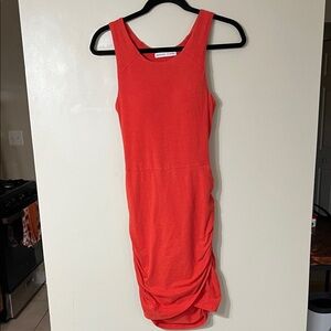 Athleta Bold Red Sleeveless Midi Dress